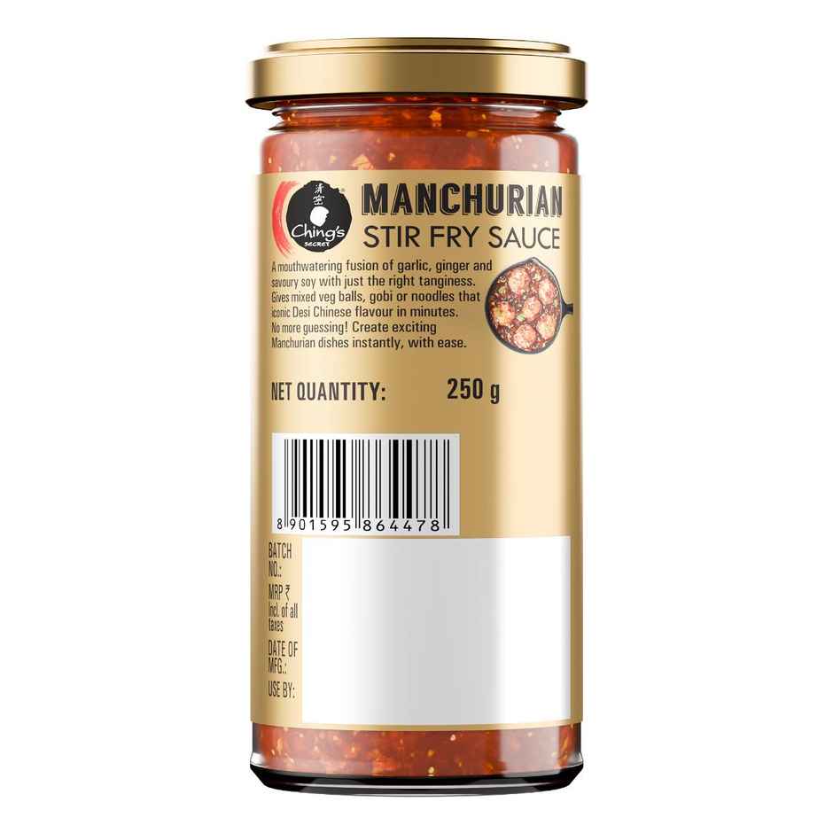 Ching's Premium Manchurian Stir Fry Sauce, Ready to Cook Sauce, No Added Colour, No MSG