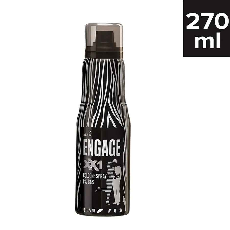 Engage XX1 Cologne No Gas Perfume for Men, Citrus & Spicy, Skin Friendly