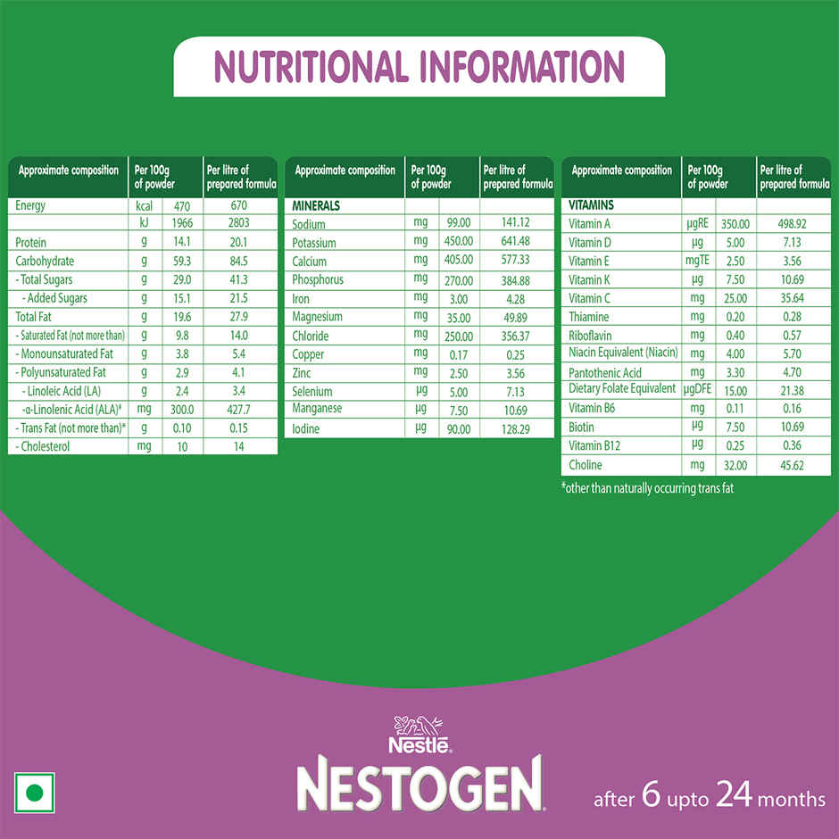Nestle Nestogen 2 Follow-Up Formula-Powder | After 6 Months
