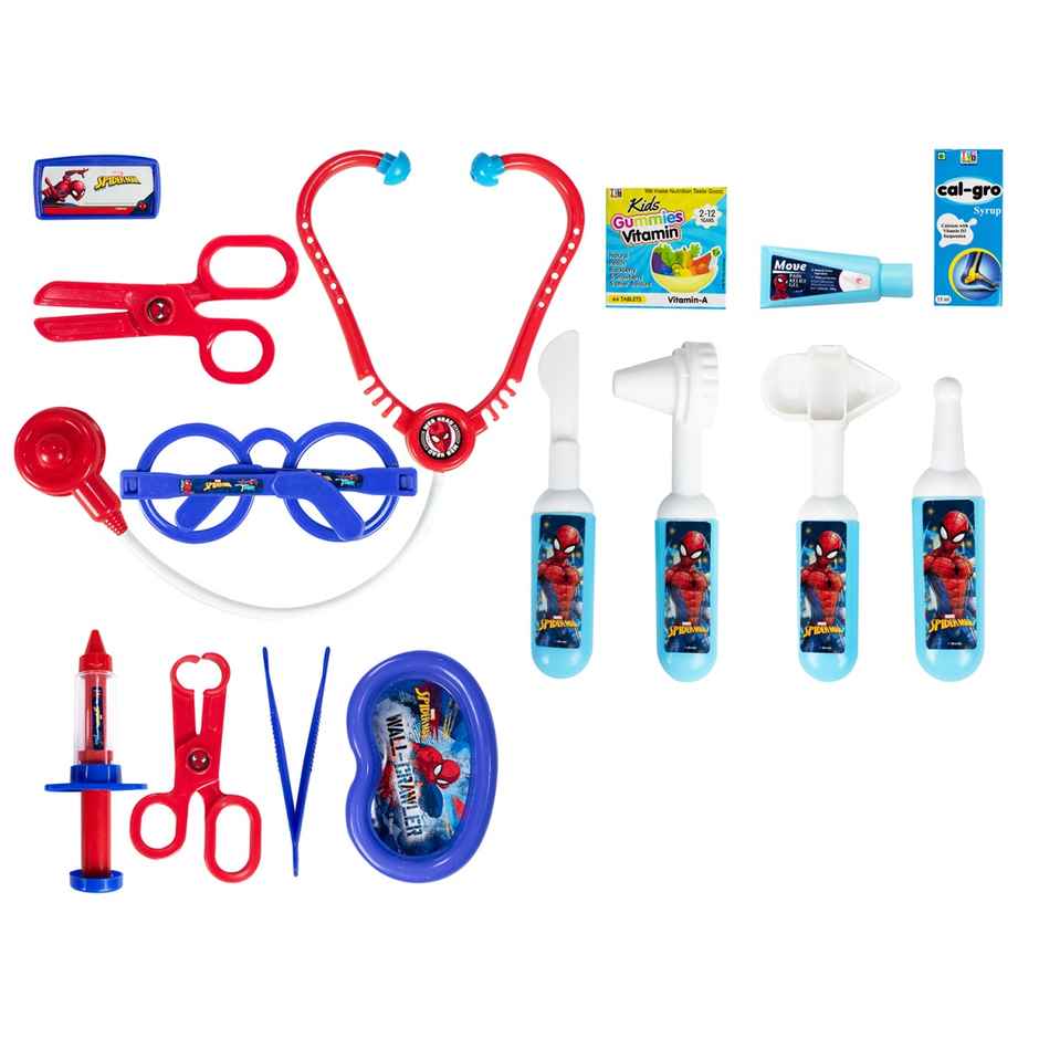 Itoys Little Doctor Set- Spiderman | 15 Pcs