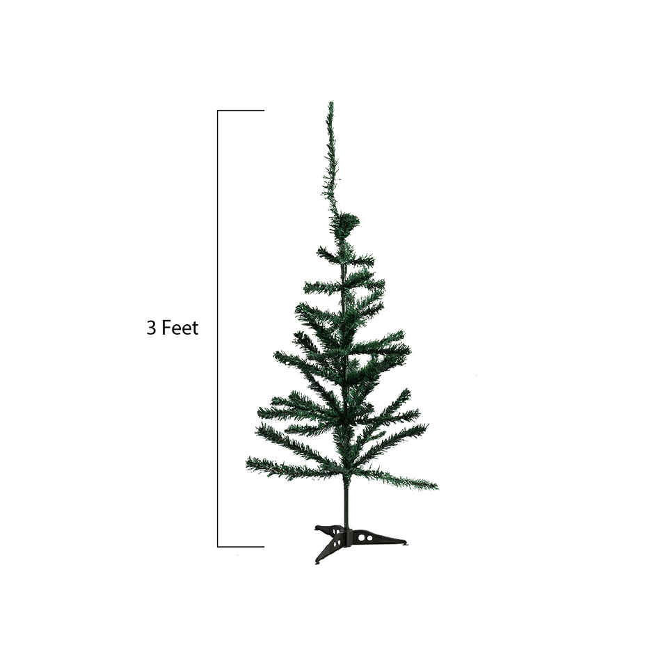 Artificial Christmas Tree | 3 Feet | Ideal for Home, Office & Party Decor | Picfest