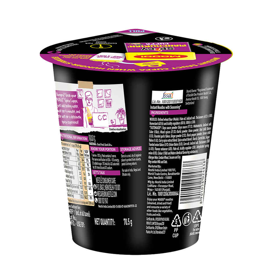 Maggi Spicy Manchurian Instant Cuppa Noodles