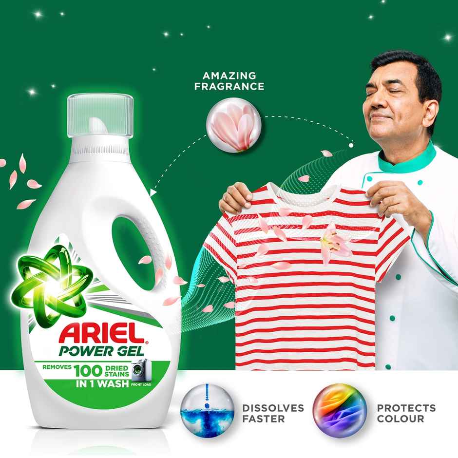   Ariel Power Gel Liquid Detergent for Front load washing machine Combo