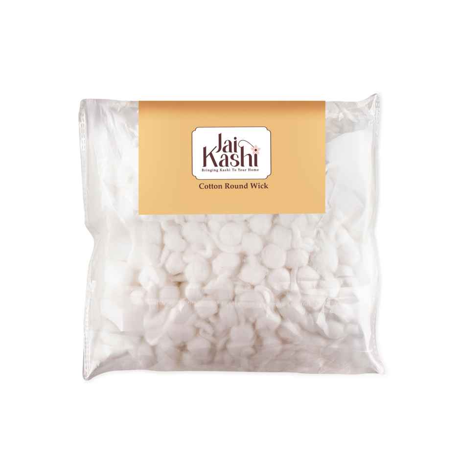 Jai Kashi Cotton Round/Flower Wicks