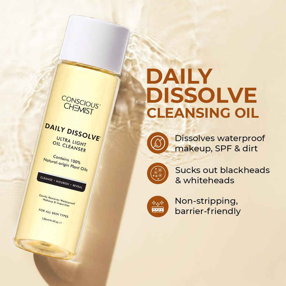 Conscious Chemist Daily Dissolve Ultra Light Makeup Removal Oil Cleanser
