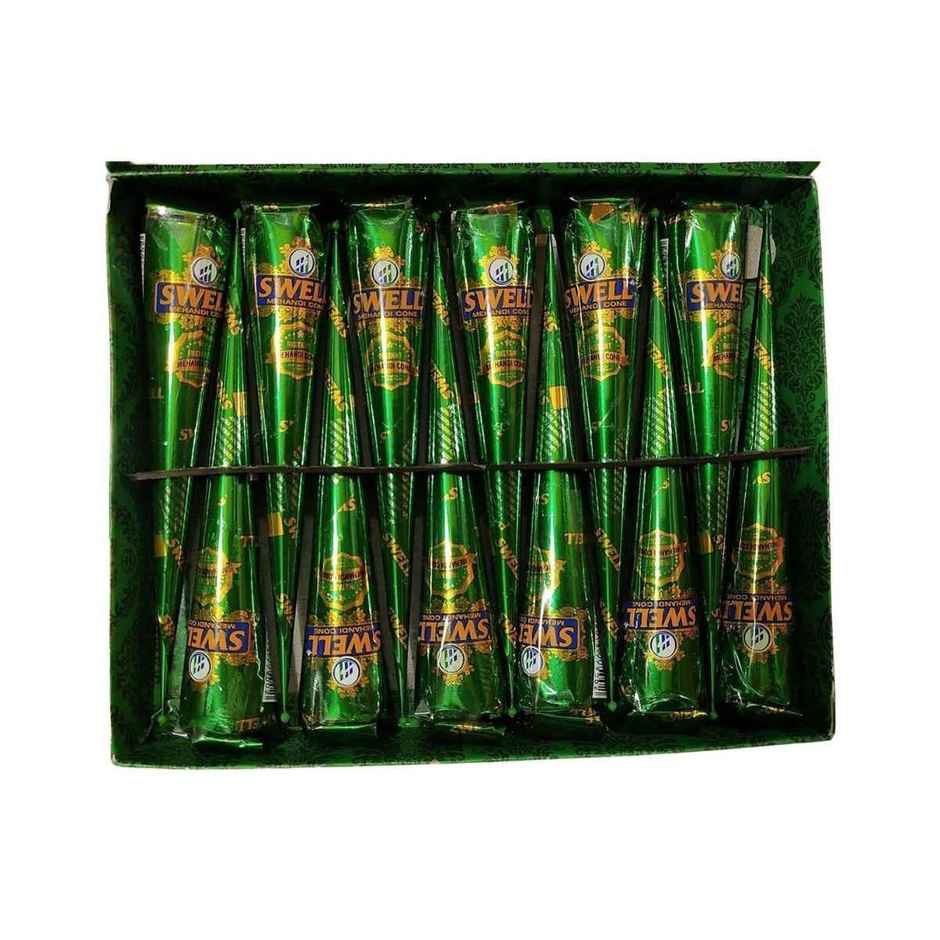 Swell Henna Mehendi Cone 40g Combo