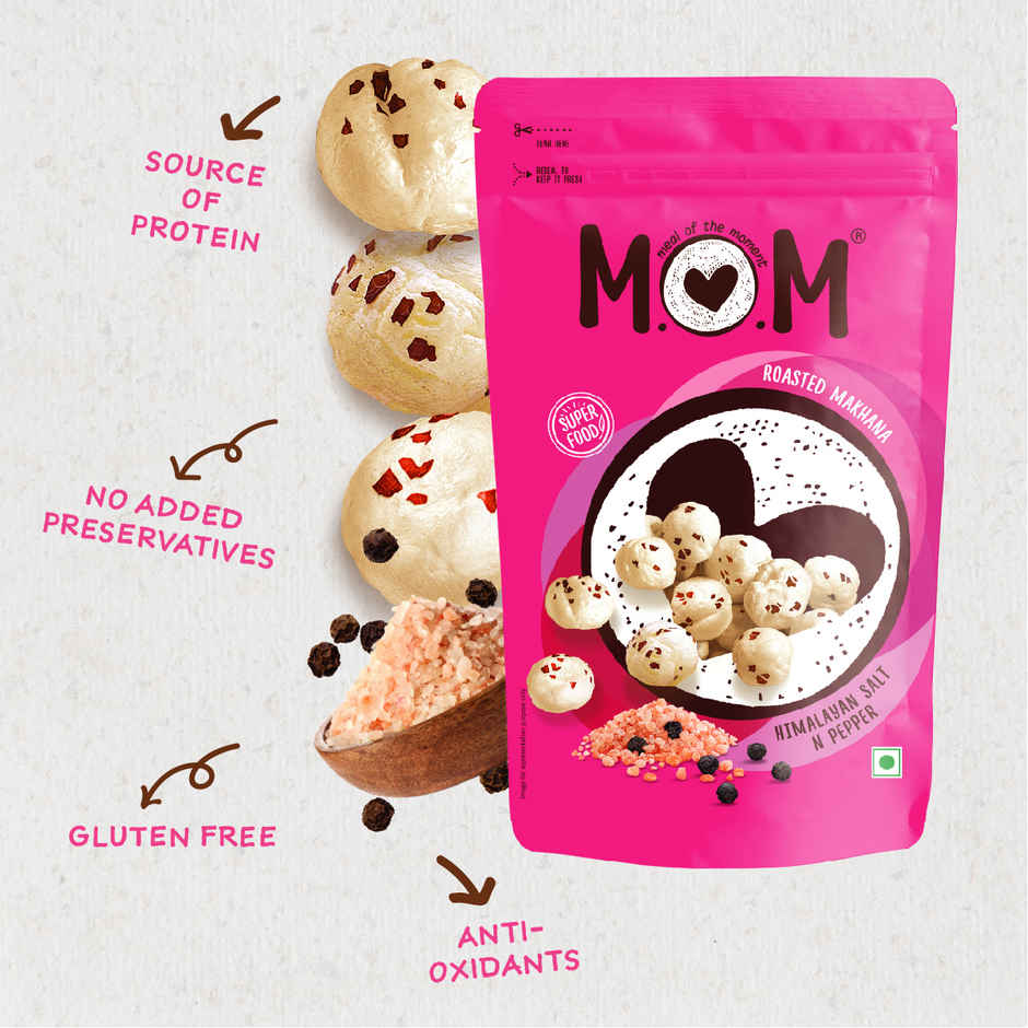 MOM Himalayan Salt & Pepper Roasted Makhana