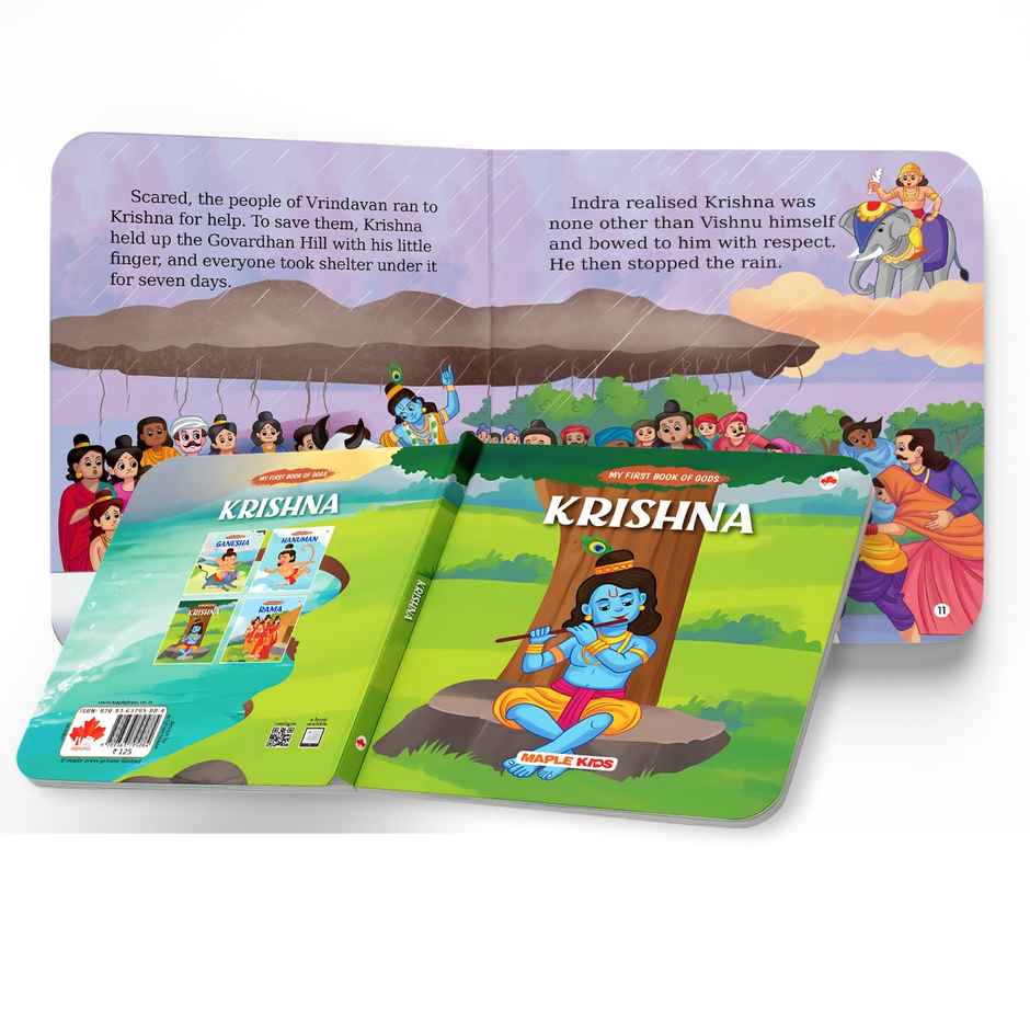 Story Book for Kids | Krishna | Illustrated Board Book for Children | Mythology Stories for Kids