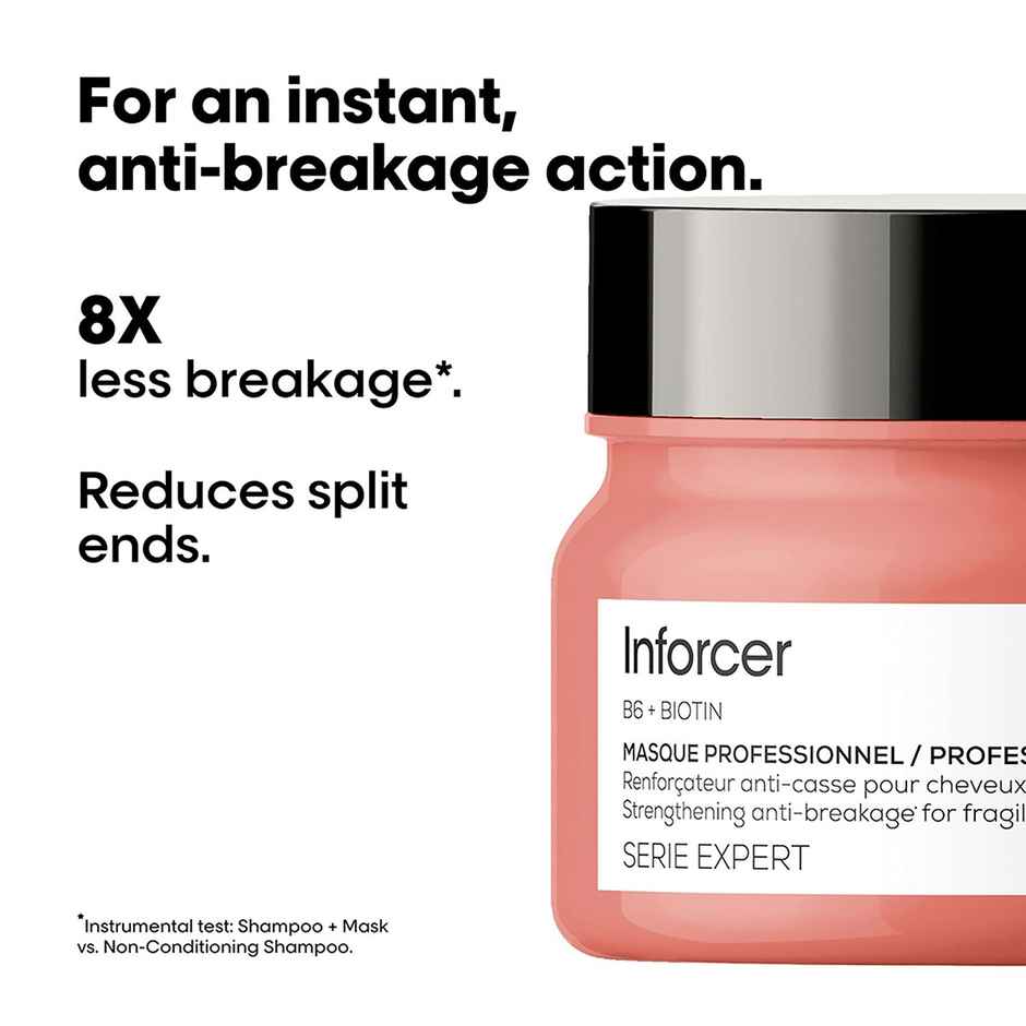 L'Oreal Professionnel Inforcer Mask for Reduced Hair Breakage With Biotin & Vitamin B6