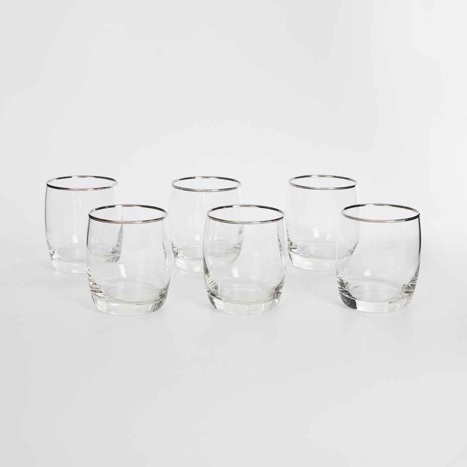 Ivory Whisky Platinum Band | 6 pcs | 320 ml | Ocean Glassware