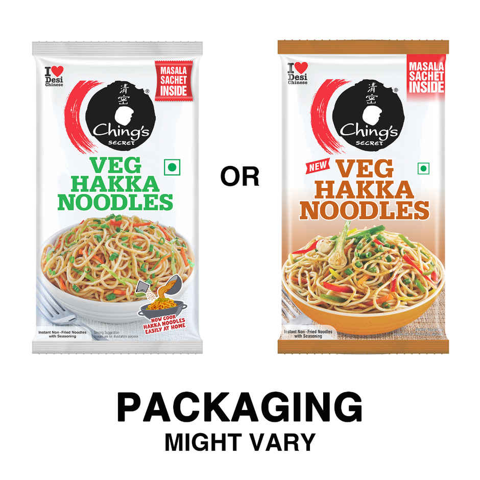 Ching's Secret Hakka Noodles with Masala, Not Fried, Air Dried Combo