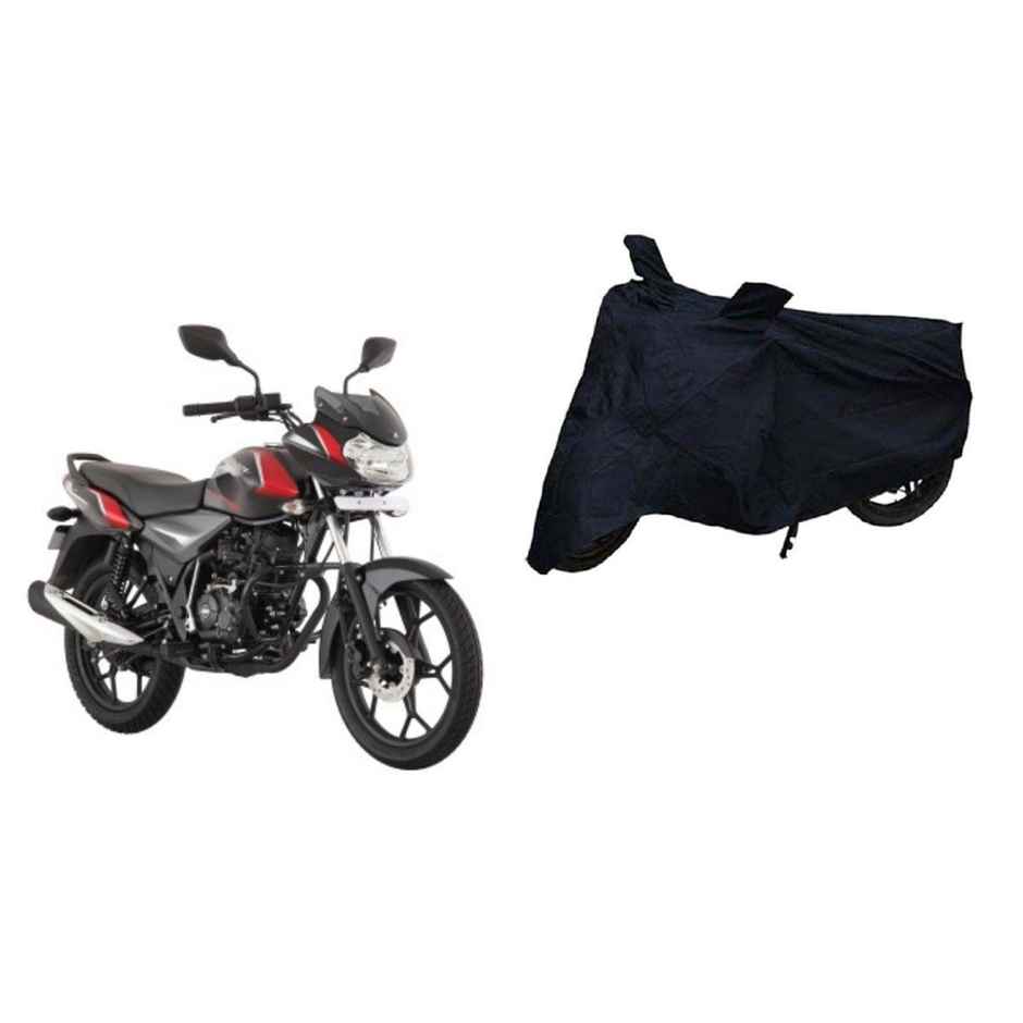 Sheen SBCBLACK02 Waterproof Two Wheeler Cover for Bajaj (Discover 125, Black)