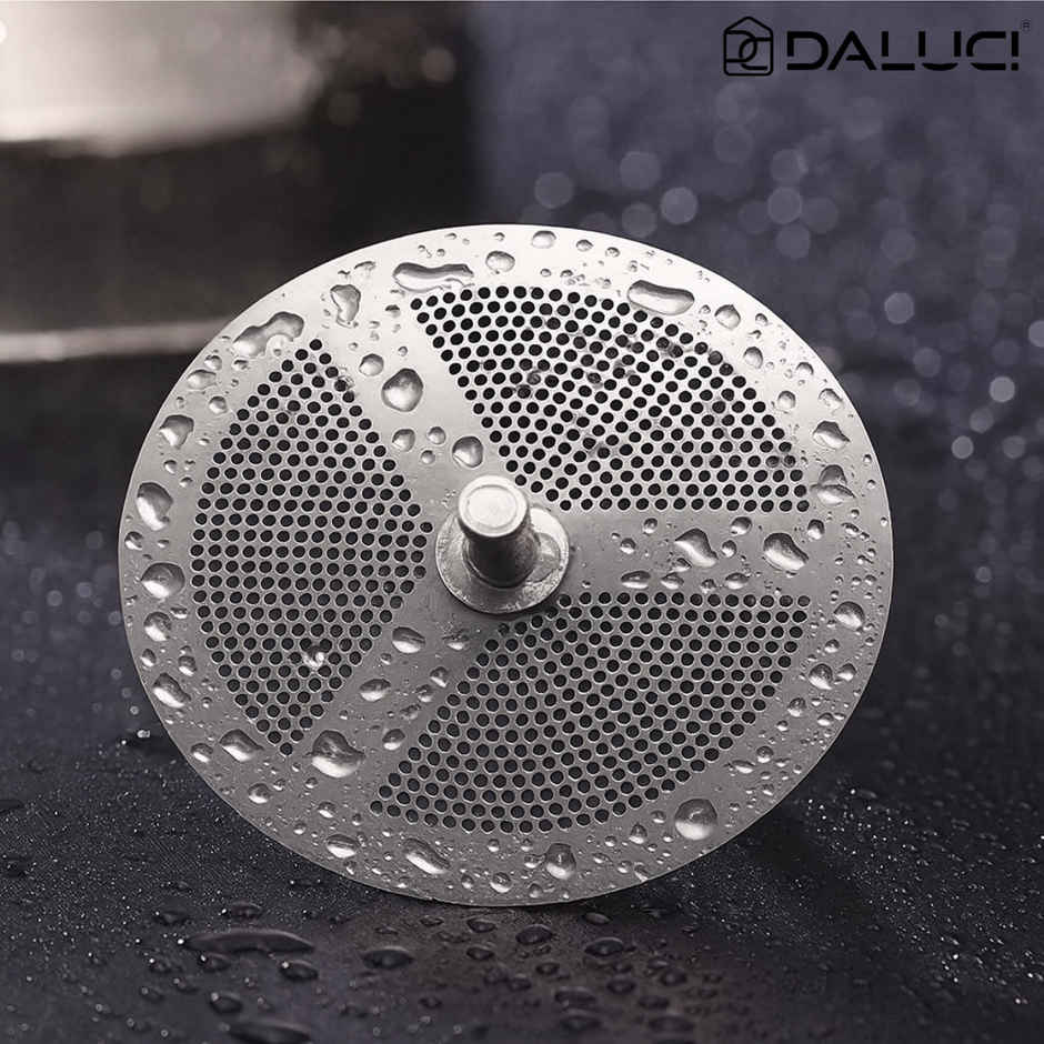 DALUCI 11 cm Stainless Steel Funnel with Removable Strainer for Liquid Transfer Kitchen Use