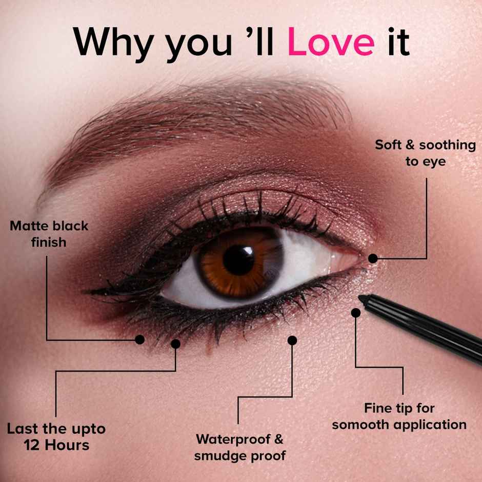 Coloressence Time to Prime Kajal Pencil - Black