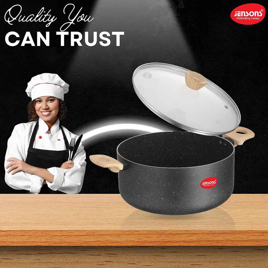 Jensons Cuisine Deep Casserole / Biryani Pot 28 cm