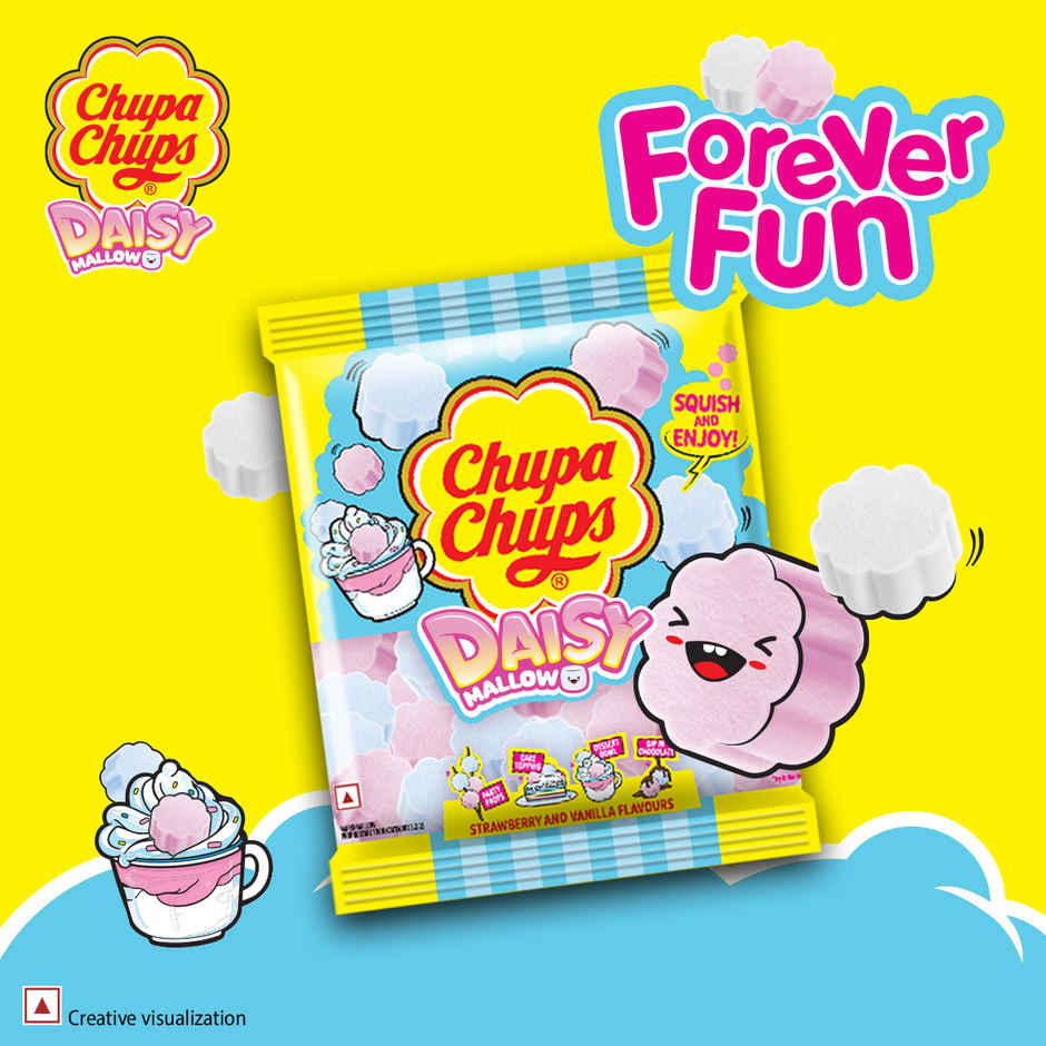 Chupa Chups Daisy Mallow | Soft, Fluffy & Fun Marshmallow