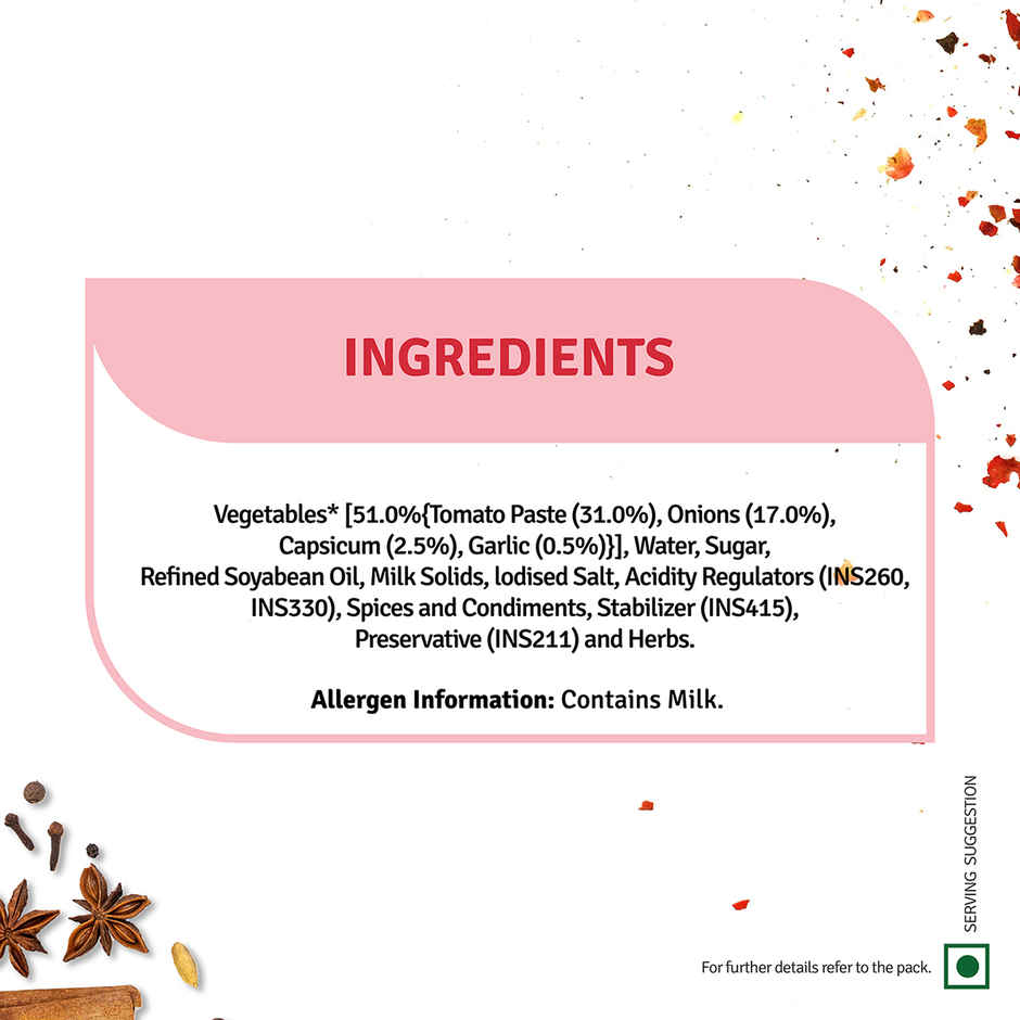 Veeba Pizza Topping Creamy Tomato
