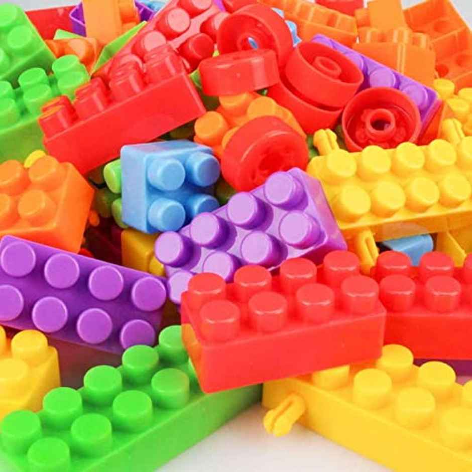 Fablue Kids 100 Pcs Blocks Toys | Play And Learn Building Blocks Construction Toy