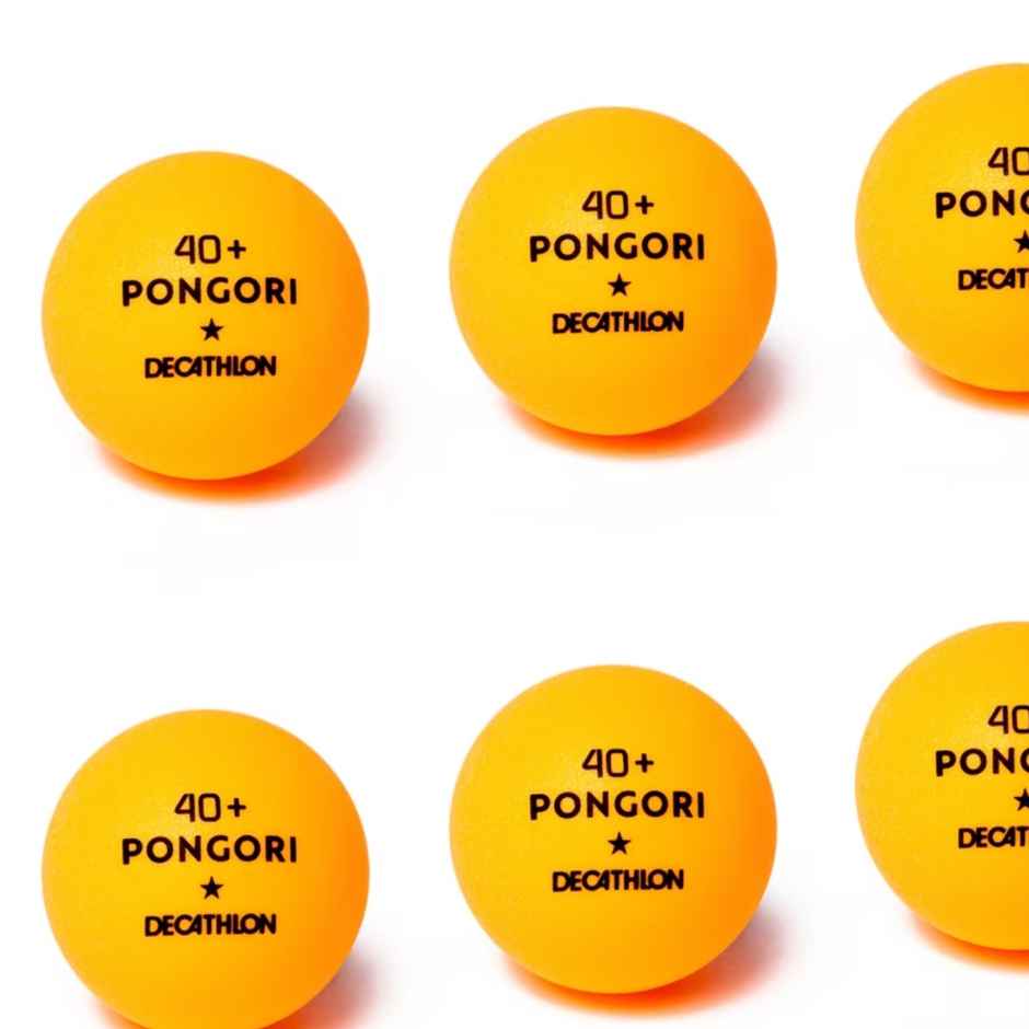 Decathlon Pongori Table Tennis Balls | Orange | Size 40