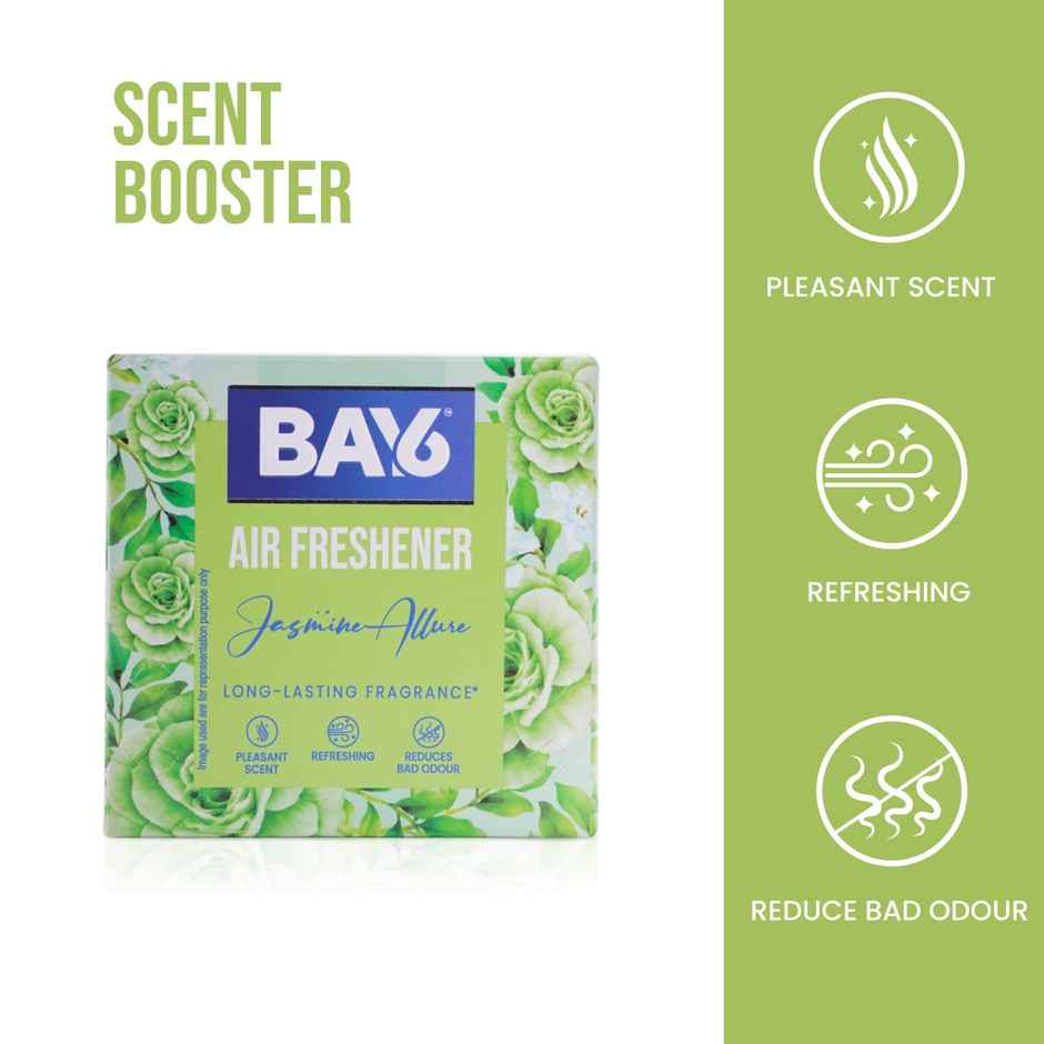 BAY6 Bathroom Air Freshener Blocks - Jasmine - Long Lasting Fragrance