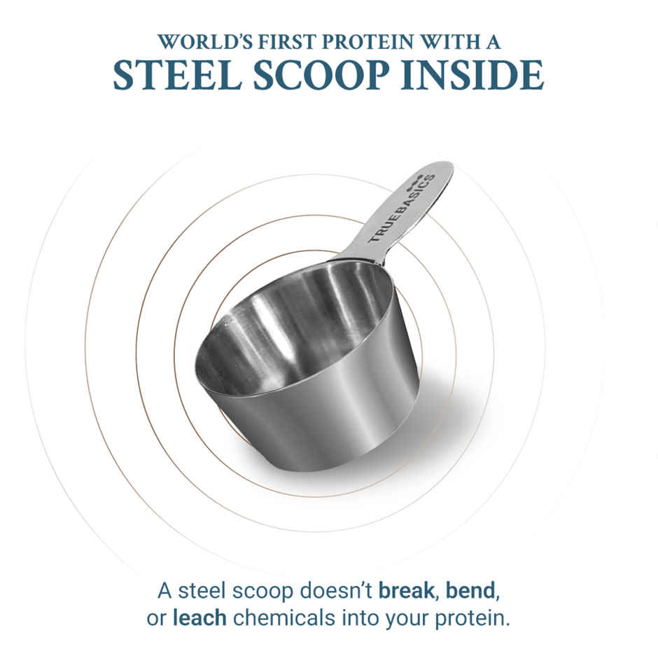 TrueBasics Clean Whey Pure Protein Isolate Powder (Vanilla)