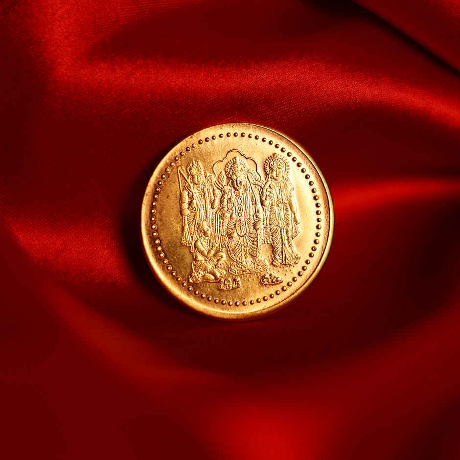 Ram Hanuman Artificial Silver Coin | Happy Mail