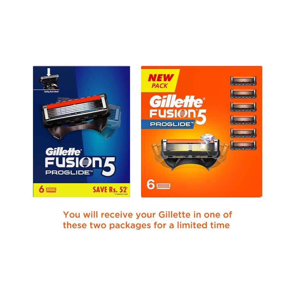 Gillette Fusion Proglide Blades For Men - 6 Count