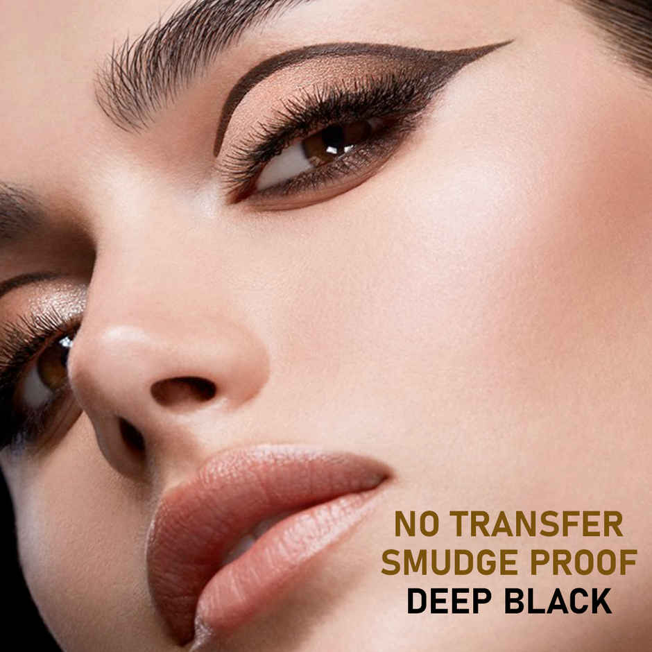 Mattlook Dreamy Eyes Smooth Glide Kajal with Sharpener | 24H Long Lasting | Deep Black