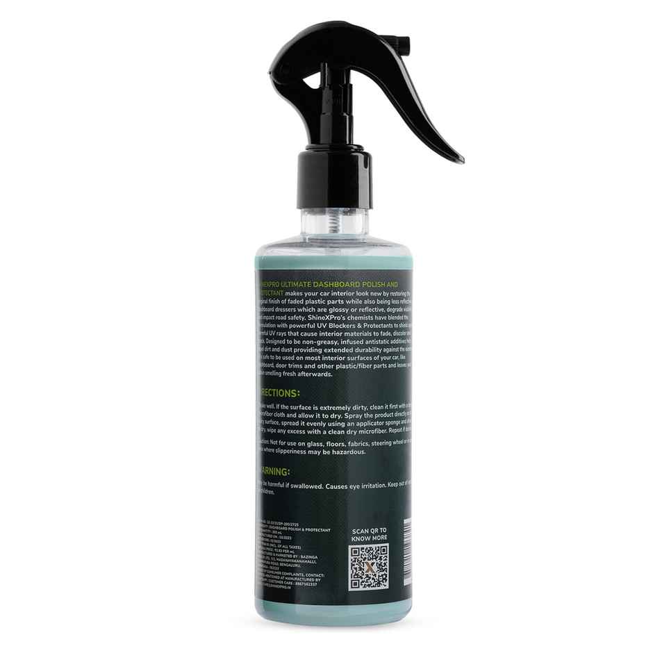ShineXPro Car Dashboard Polish & Protectant Spray | Repels Dust | Restore Original Finish