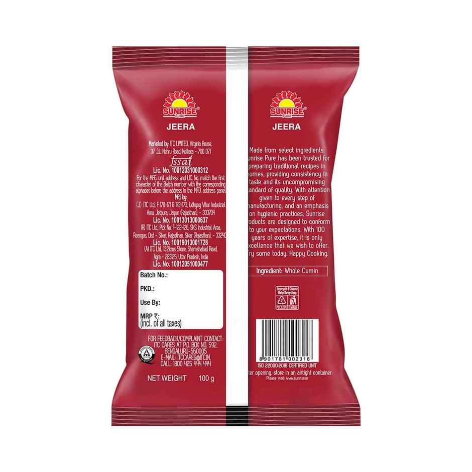 Sunrise Pure Cumin/Jeera Seeds | Whole