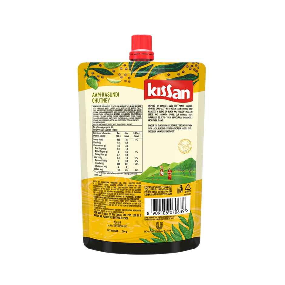 Kissan Aam Kasundi Chutney Doy Pouch