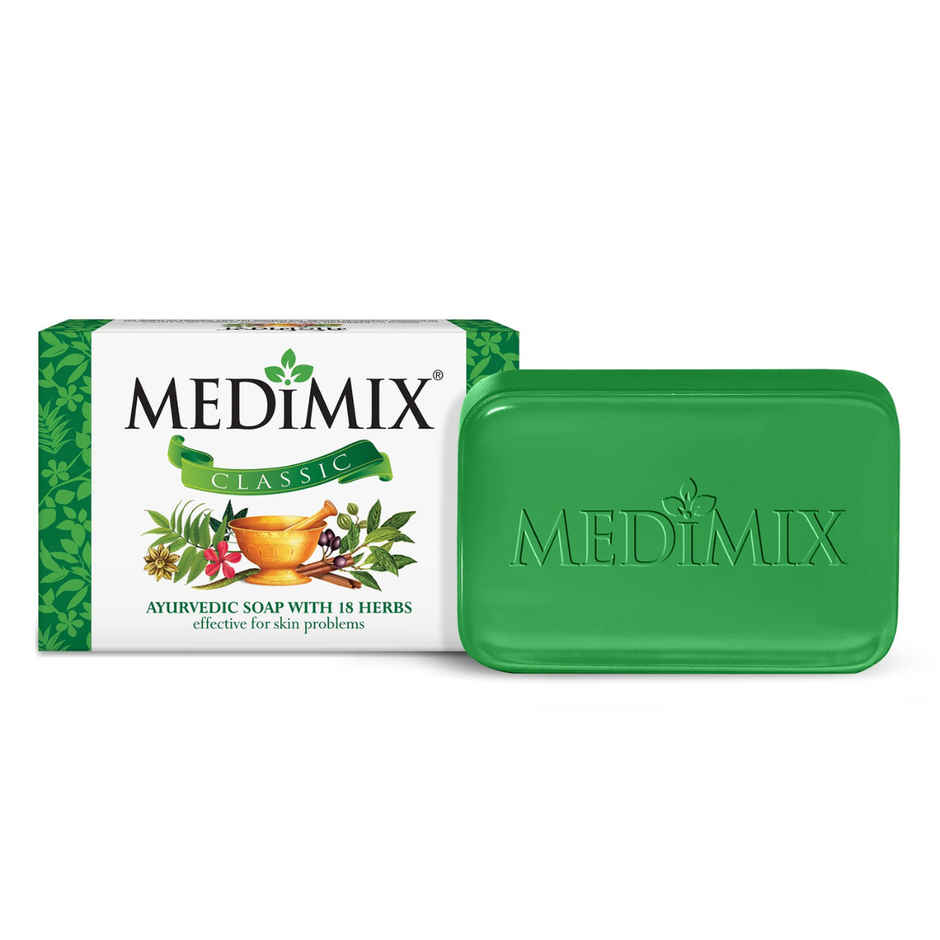 Medimix Classic Ayurvedic Traditionally Made Soap with 18 Herbs