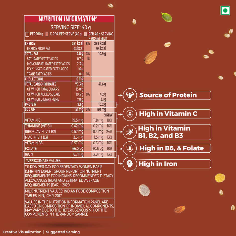 Kellogg's Muesli Nuts and Seeds Crunch | 12 in 1 Power Breakfast