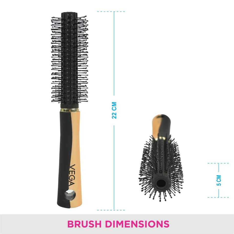 VEGA Round Hair Brush for Adding Curls| Men and Women|E12-RB