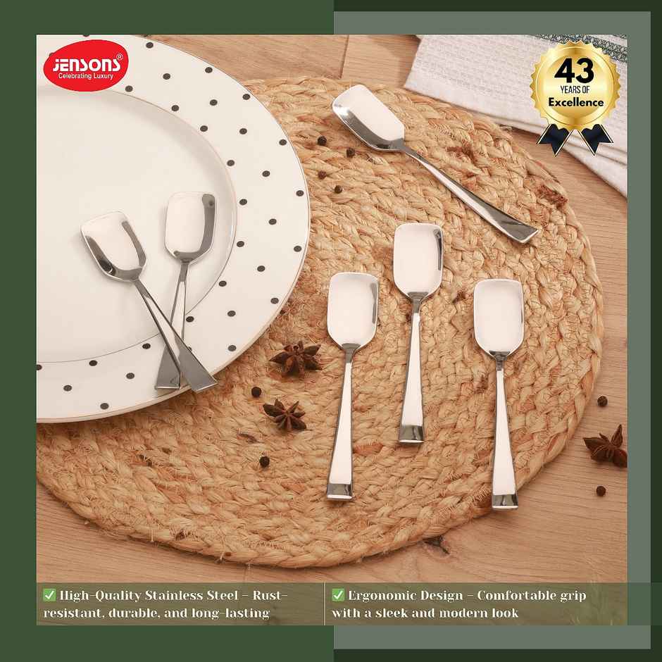 Jensons Flow Ice Cream Spoon Set of 6