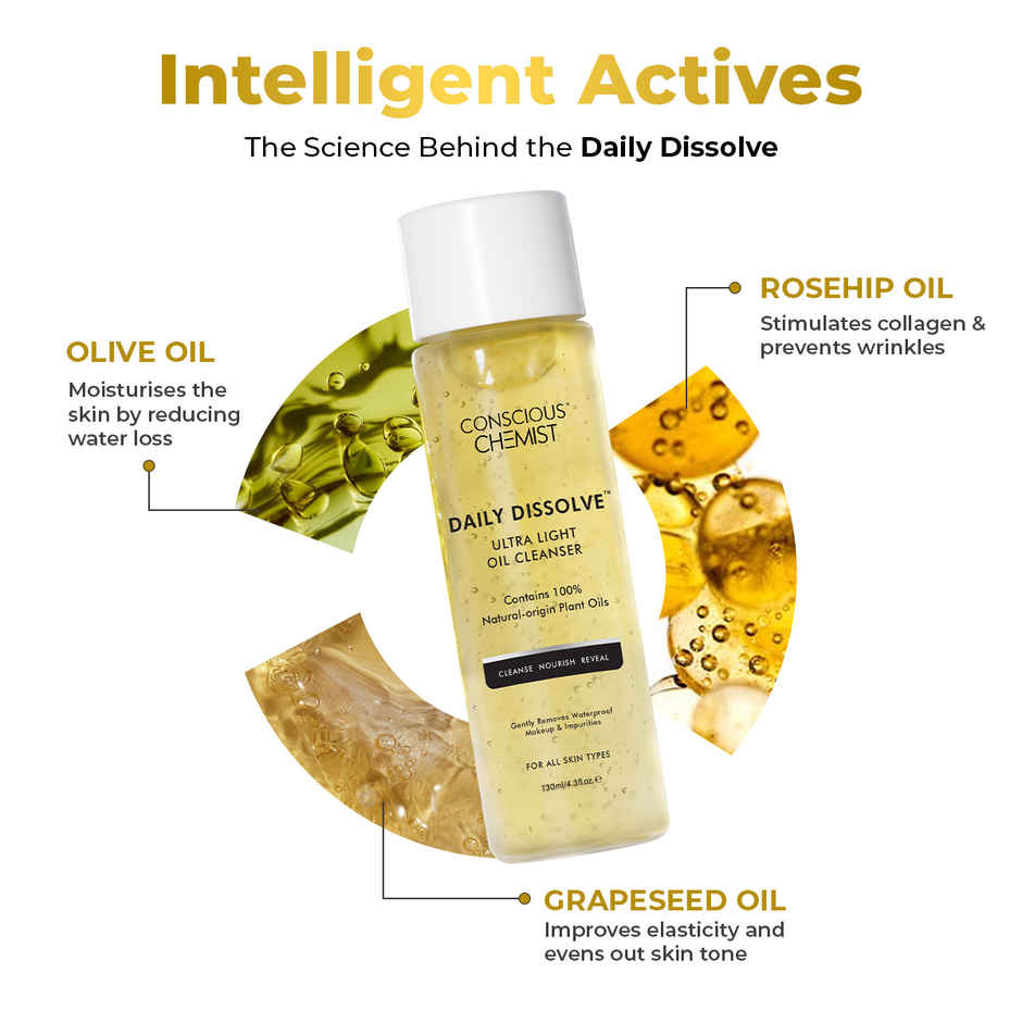 Conscious Chemist Daily Dissolve Ultra Light Makeup Removal Oil Cleanser