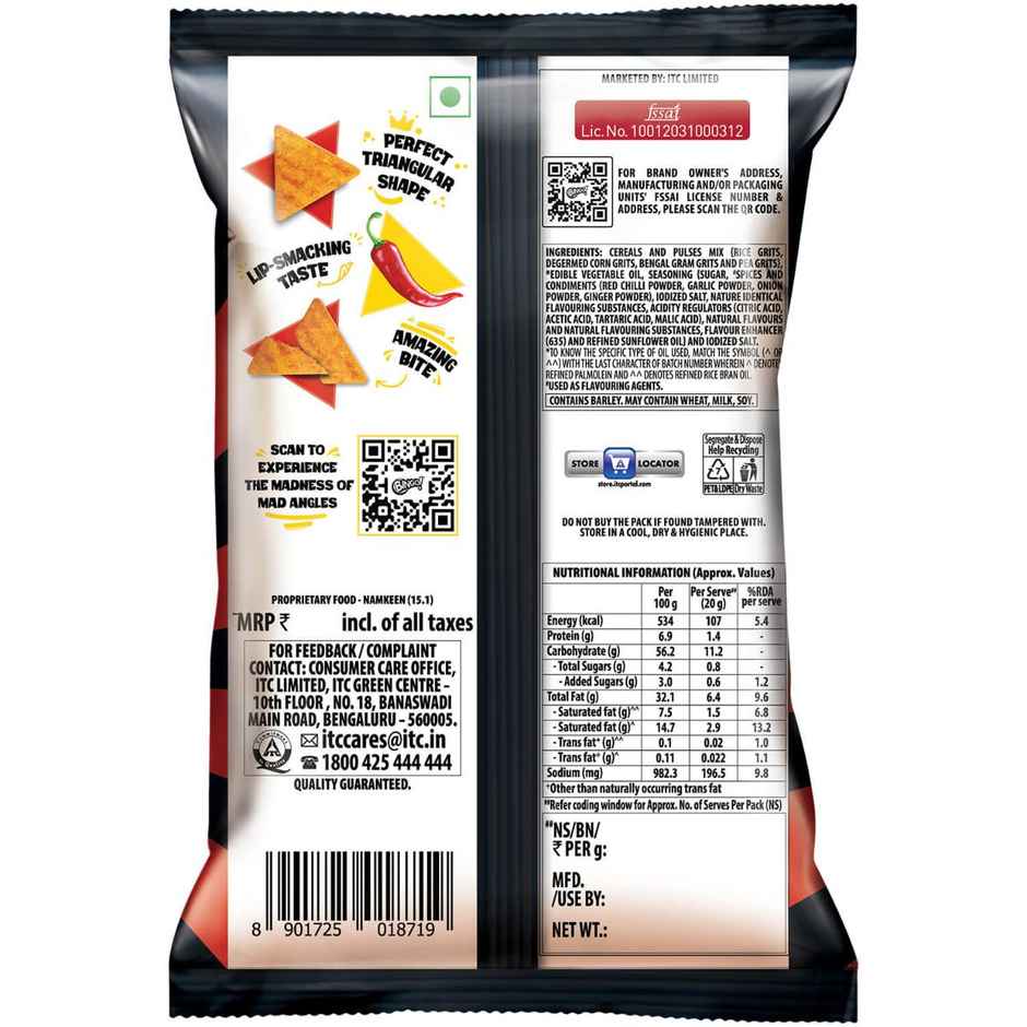 Bingo! Mad Angles Red Alert Crisps