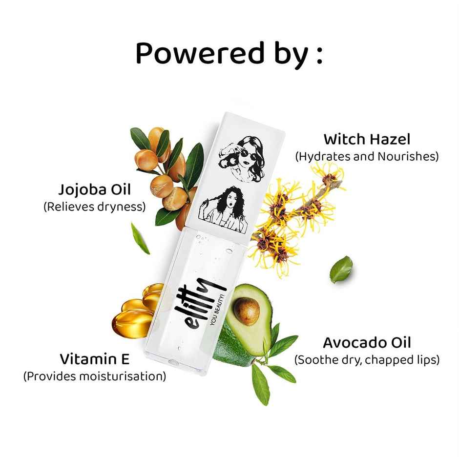 Elitty Transparent Lip Gloss For High Shine (Pretty Clear)