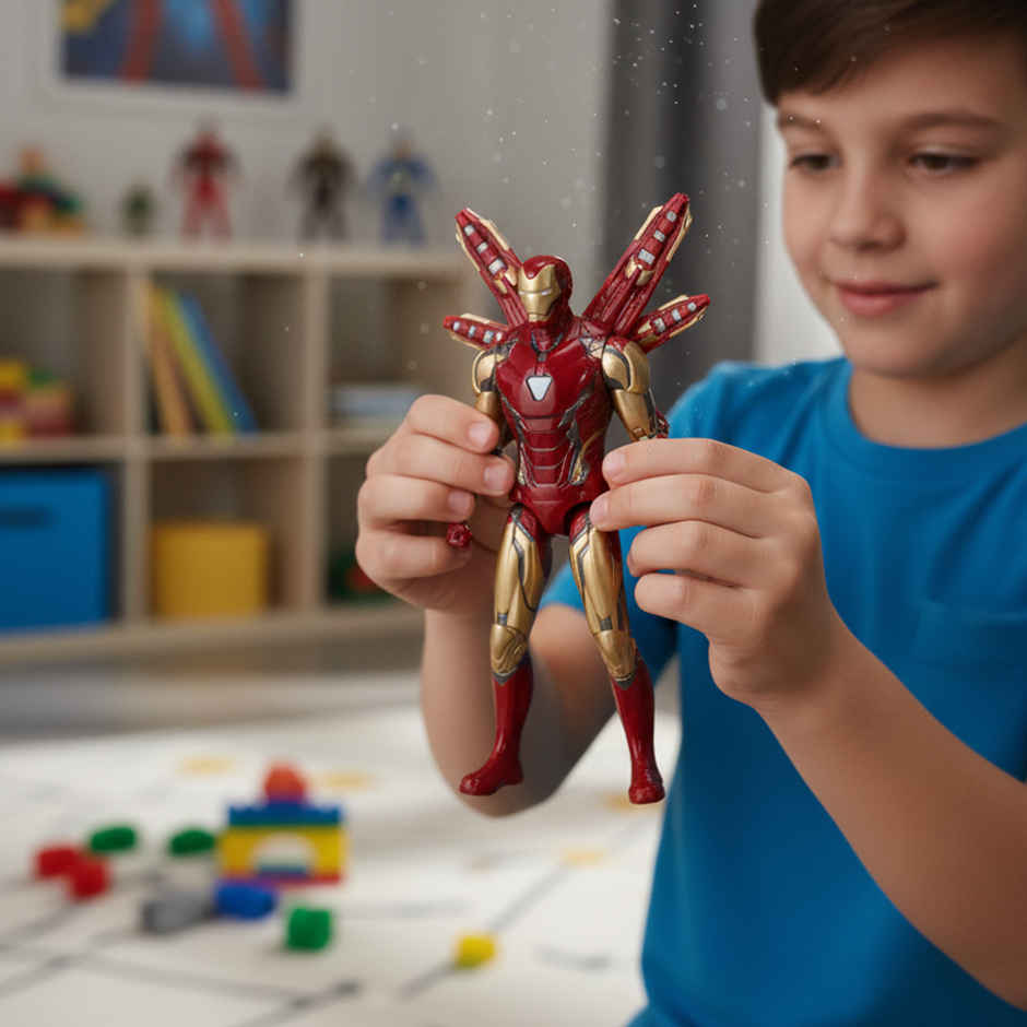 Striders Licensed Marvel Iron Man MK85 Poseable Figure Superhero Toy | 7 inch