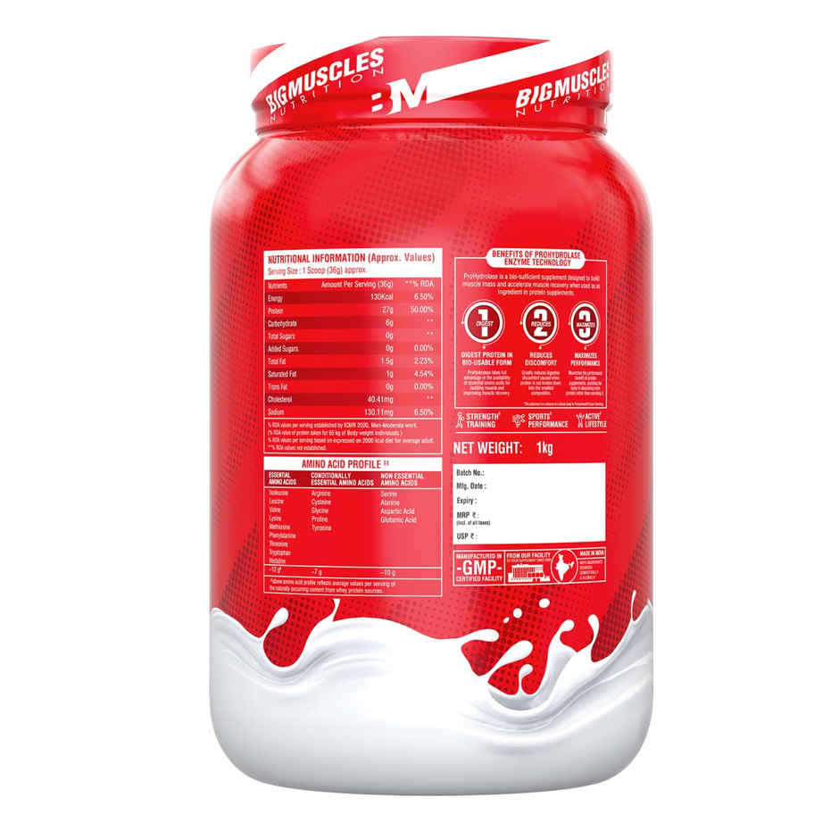 Bigmuscles Nutrition Nitric Whey Unflavoured