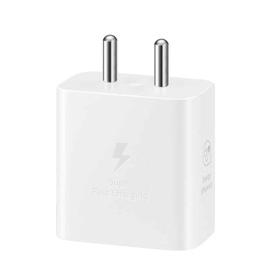 Samsung Original 25W Type C Power Adaptor | Super Fast Charge 3.0 Charger | White