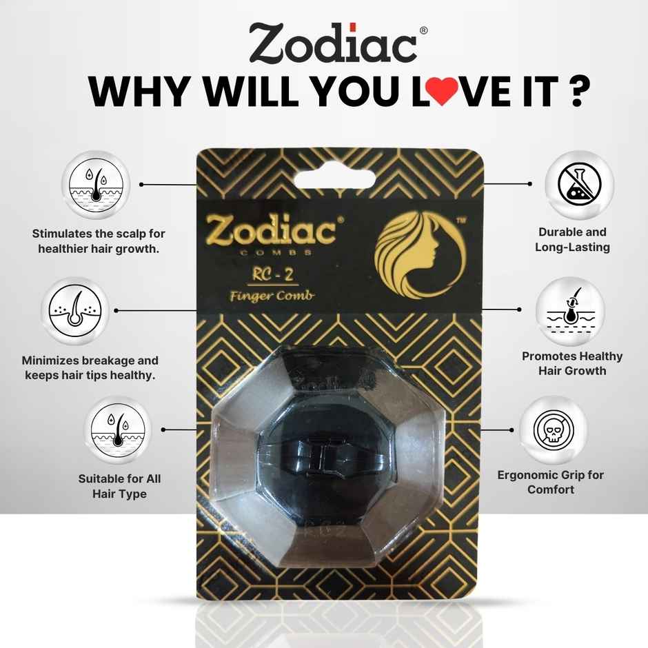 Zodiac Rc2 Round Hair Comb