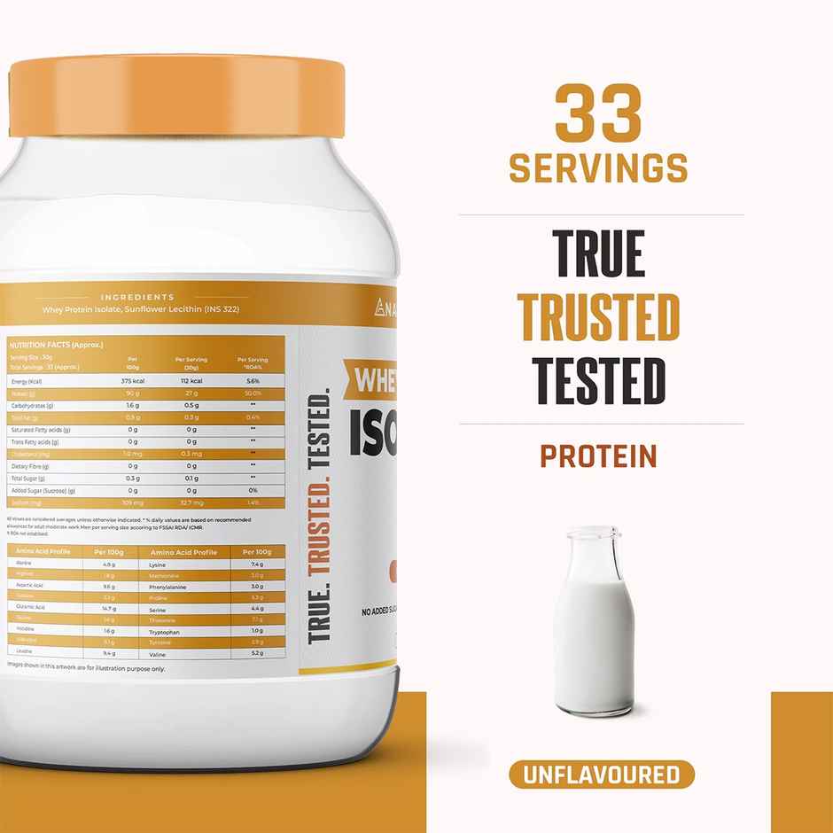 NATURALTEIN Whey Protein Isolate Unflavoured