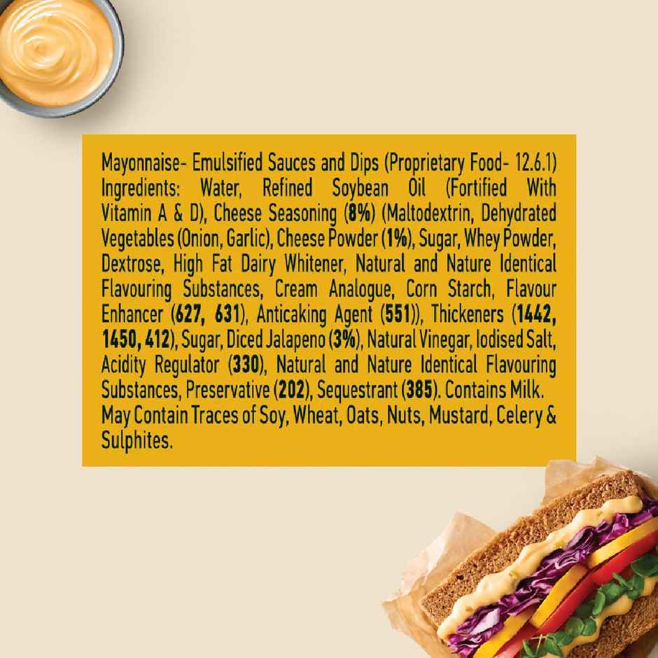 Hellmann's Cheezy Jalapeno Burst Mayo