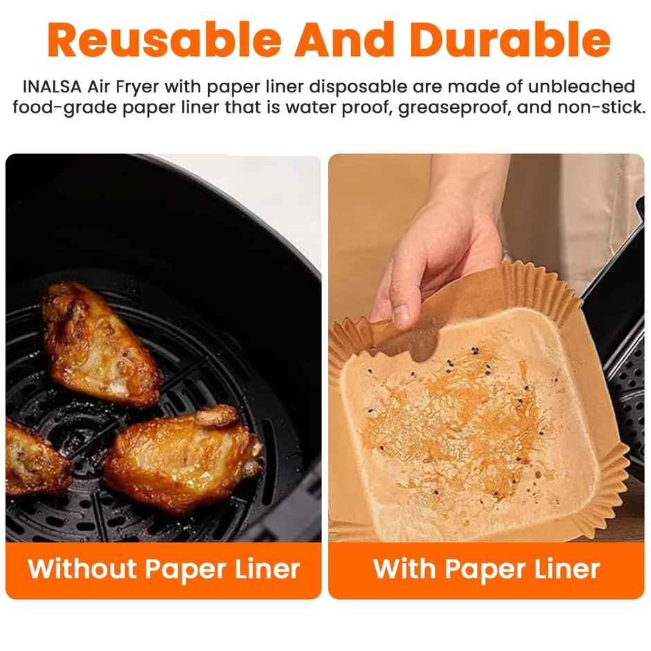 Inalsa Air Fryer 3 Litr 1200 W with Air Crisp Technology | Digital Display | Nutri Fry Digital 3.0