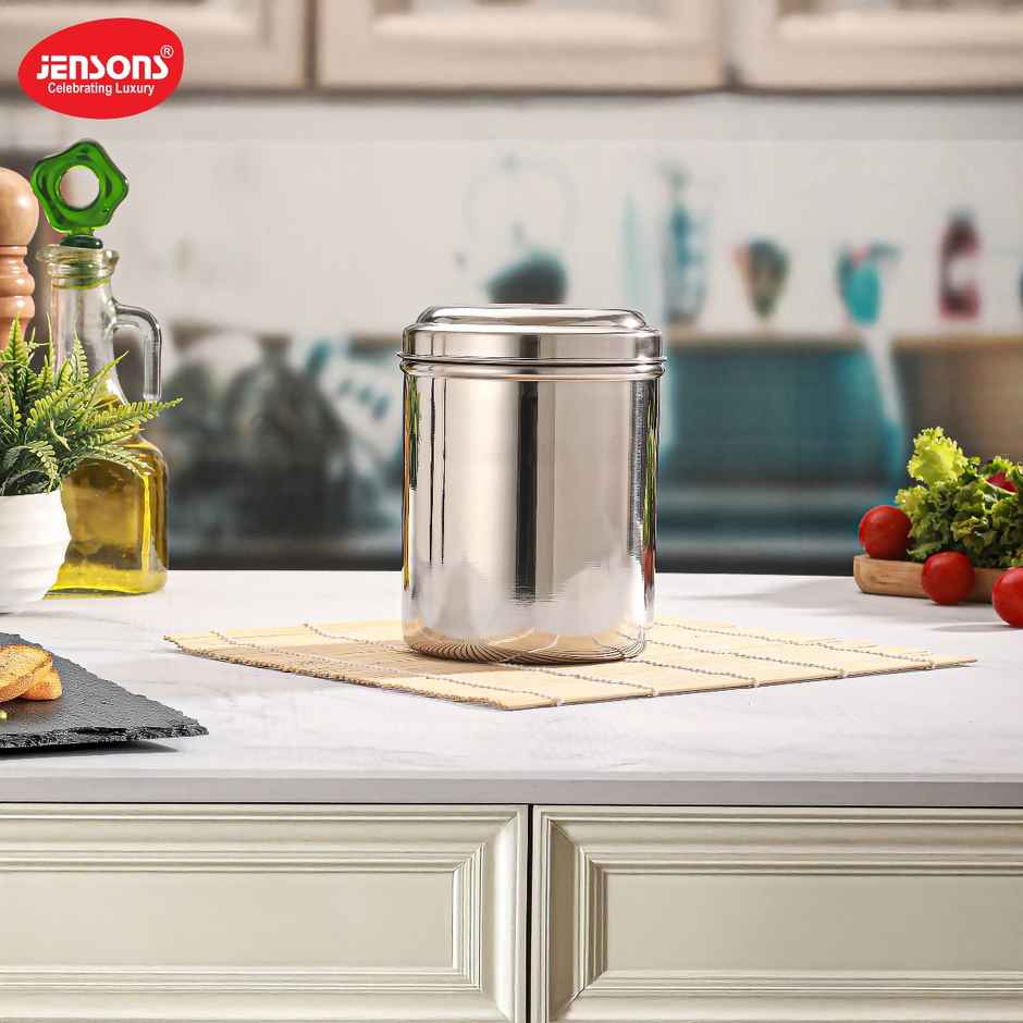 Jensons Supreme Stainless Steel Canister 9 cm