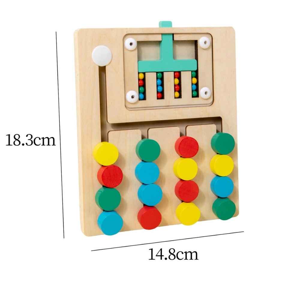 Fablue Color Matching Slide Puzzle Toy for Kids | Educational & Learning Toys