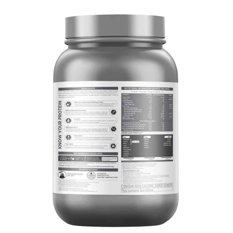 MuscleBlaze Biozyme Performance Whey Protein Powder (Chocolate Hazelnut) Combo