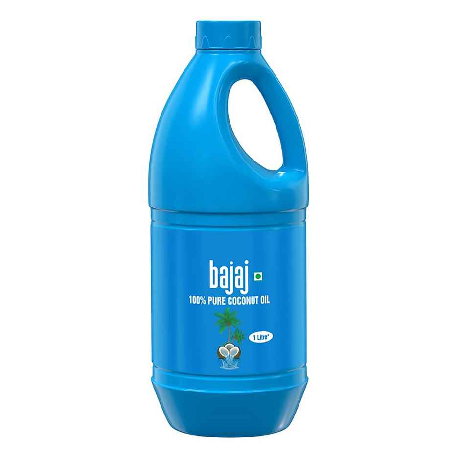 Bajaj 100% Pure Coconut Oil | Made with Premium Grade 1 Quality Coconuts