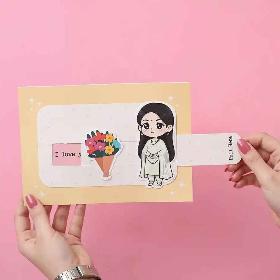 Sliding Mother's Day Greeting Card | Oye Happy